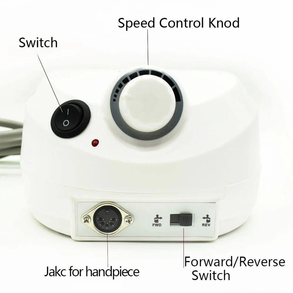Tanie 35000 20000 obr min elektryczna wiertła do paznokci elektryczna maszyna do manicure wiertarki akcesoria zestaw do pedicure nail drill pilnik Bit narzędzie do paznokci