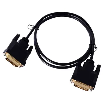 

LCD Digital Monitor DVI D To DVI-D Gold Male 24+1 Pin Dual Link TV Cable For TFT