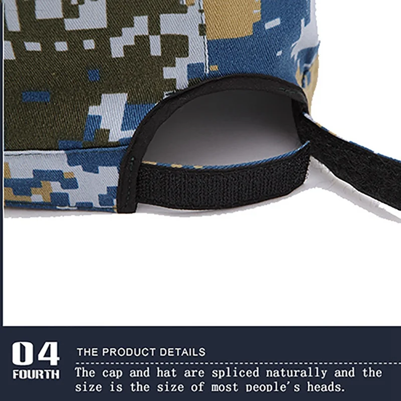 Новые Классические камуфляжные мужские военные кепки Армия Кадет шляпы хлопок Регулируемая Плоская верхняя патрульная Кепка