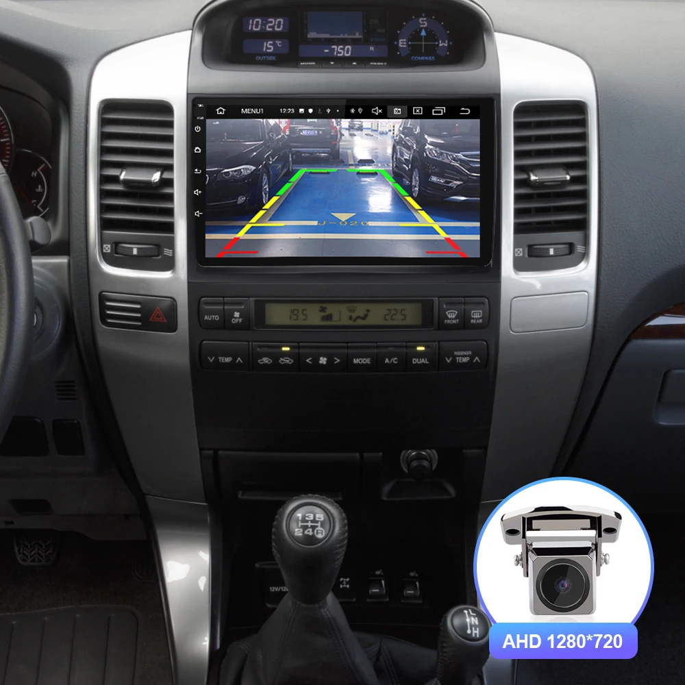 Isudar PX6 1 Din Android 10 автомобильный мультимедийный плеер для Toyota/Prado 120 2004 2009 авто радио