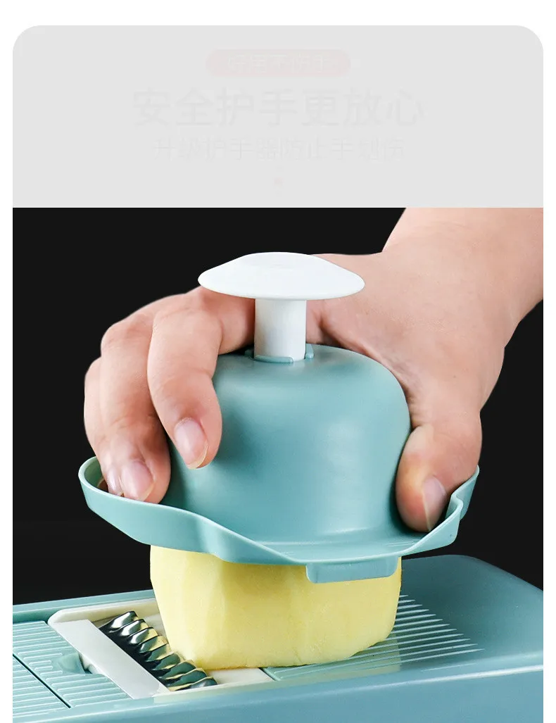 Cut vegetables Artifact Slicer Grater Cutter Peeler Multifunctional Potato Peeler Carrot Grater Drain Basket Kitchen Tool