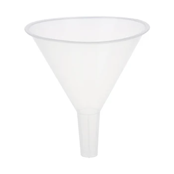

120ml 4 9/10 Mouth Dia Laboratory Clear White Plastic Filter Funnel