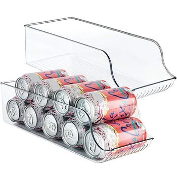 

Can Drink Holder Storage Dispenser Bin for Refrigerator,Freezer,Countertop,Cabinets Pantry Beverage for Countertops 2Pcs