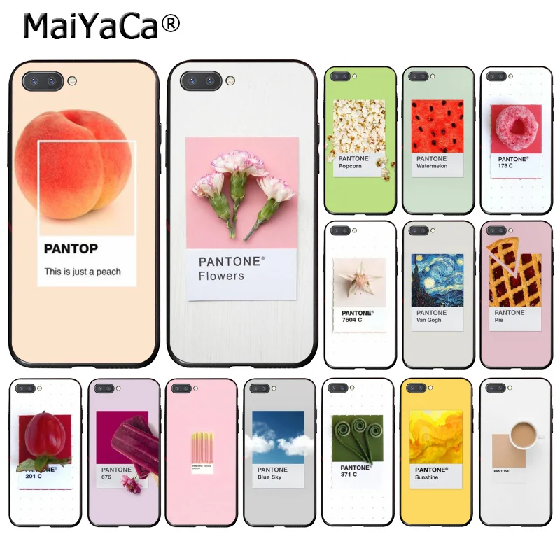 

MaiYaCa Pantone Candy Color Fruit Cookies sunshine sky Phone Case for Huawei Honor 8X 9 10 20 Lite Honor 7A 7C Honor10i View20