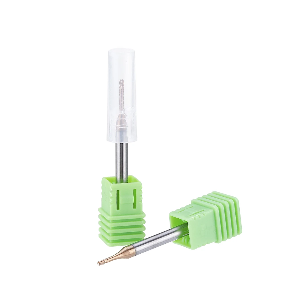 2 Flutes HRC60 Solid Carbide Long Neck Ball Nose End Mills CNC Deep Groove Cutter Milling Cutter Router Bit Milling Cutter Tool