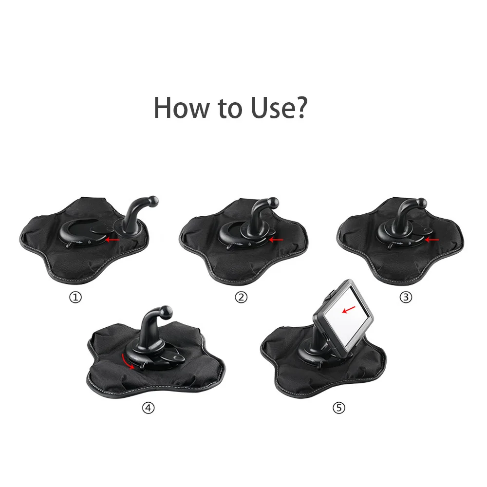 Gps Dashboard Mount Bean Bag портативный трение для Garmin Nuvi 30 40 50 350 360 650 660 черный нескользящий