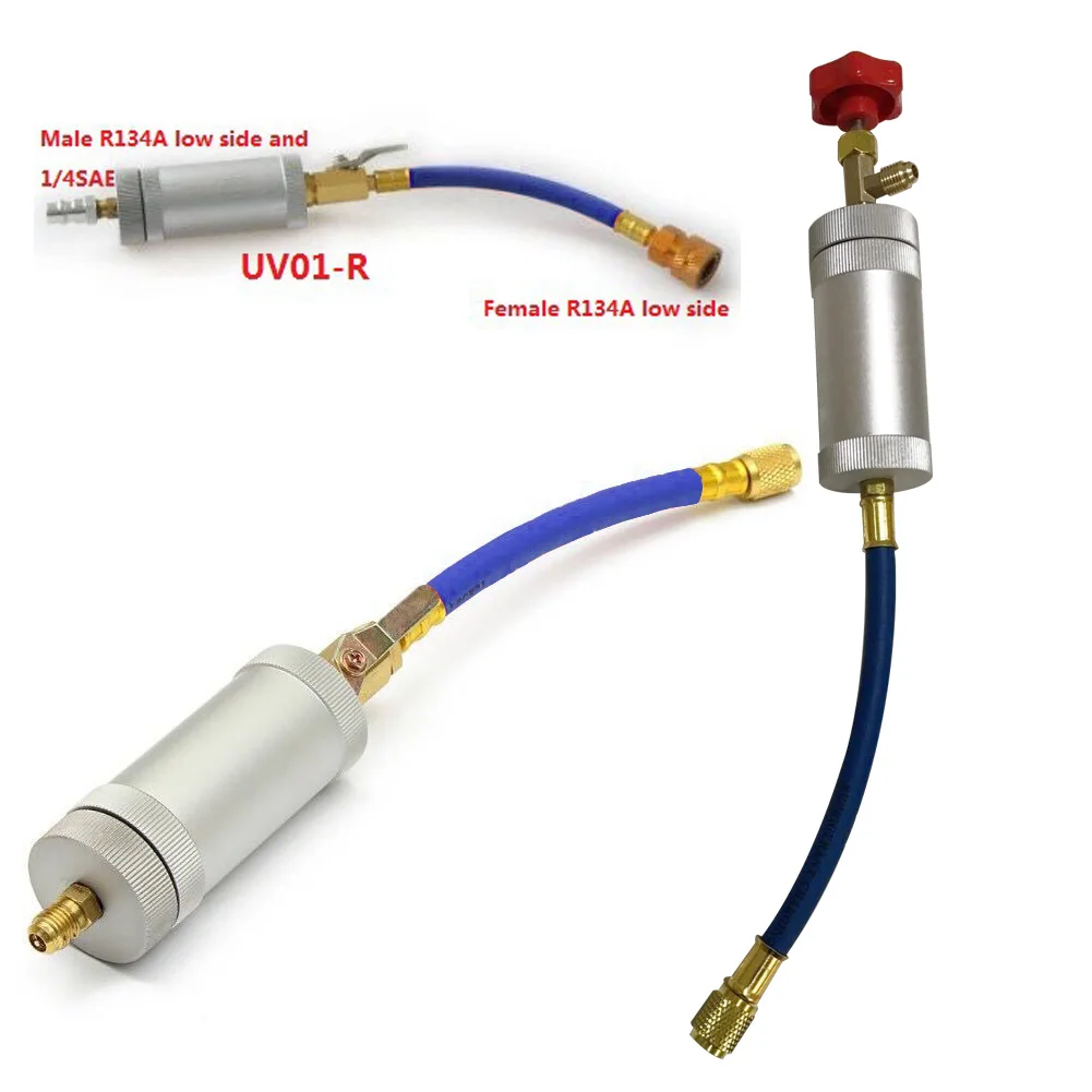 Автомобильный быстрый соединитель R134A R12 R22 красителя шприц Авто трубка для