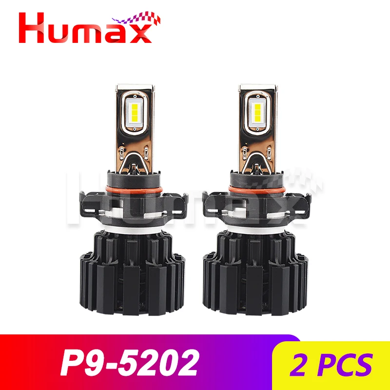 P9 2X3000 K H4 светодиодный H11 HB3 H7 HB4 P13W H8 светодиодный налобный фонарь для автомобиля, лампа дальнего и ближнего света, автомобильные лампы - Название цвета: 5202
