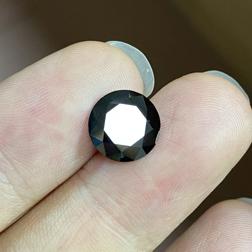 Carat Real Black Diamond Price Jet Gemstone Jewelry Ct Natural