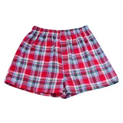 Caleçon imprimé écossais pour homme, sous vêtement décontracté, taille élastique, pour la plage, boxer, short, collection été 50% 