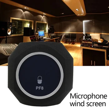 

PF8 Recording Microphone Mini Wind Screen Microphone Windscreen Cover Telephone Headset Mic Cover Windshied Headset Foam