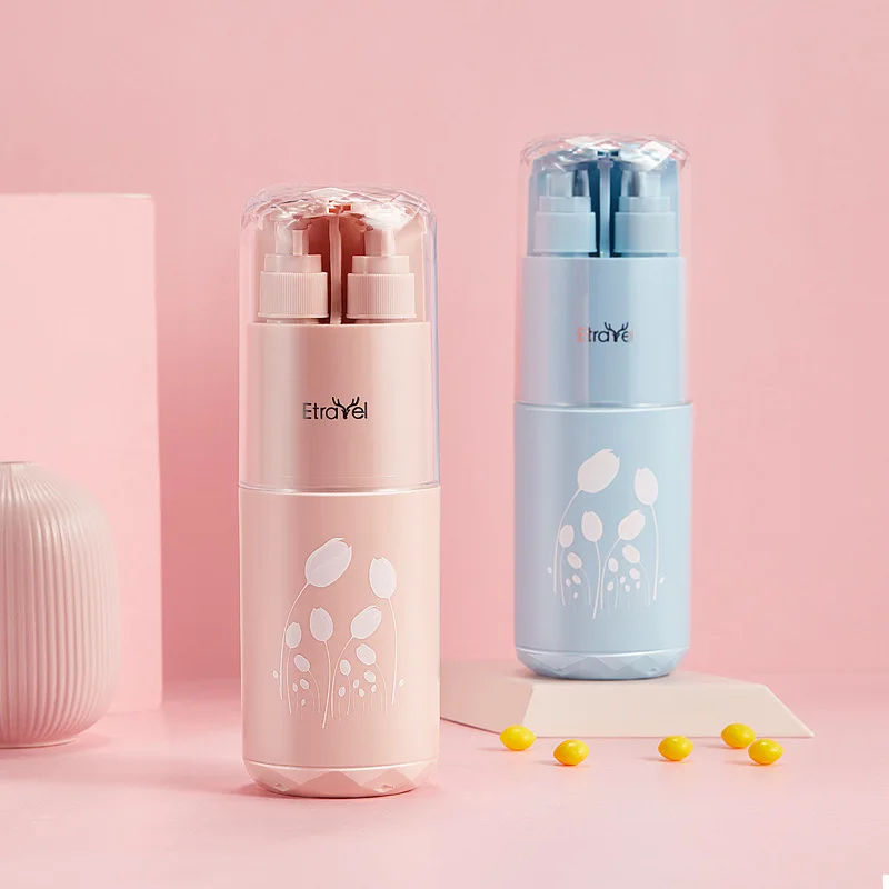 

ETravel/Easy to Travel Washing Cup Travel Sanitary Ware Washing Set Portable Storage Bottle Washed Gift Set