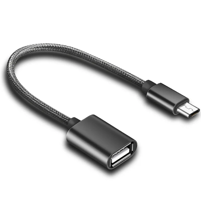 Кабель OTG с Micro USB на адаптер для зарядки и передачи данных конвертер Xiaomi Samsung Huawei 1