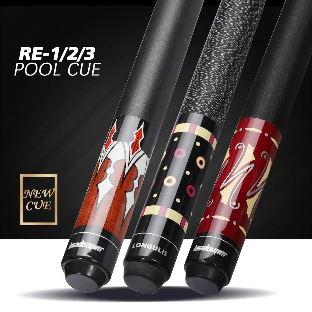 

YUDU New Arrival RE-1/2/3 Billiard Pool Cue 13mm Tip North American Solid Maple Shaft Professional Billard Stick Factory Outlet