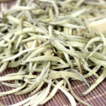 

China High Moutain BaiHao Yinzhen tea White silver needle tea Green Organic BaiHaoYinZhen White Tea Bai Hao Yin Zhen