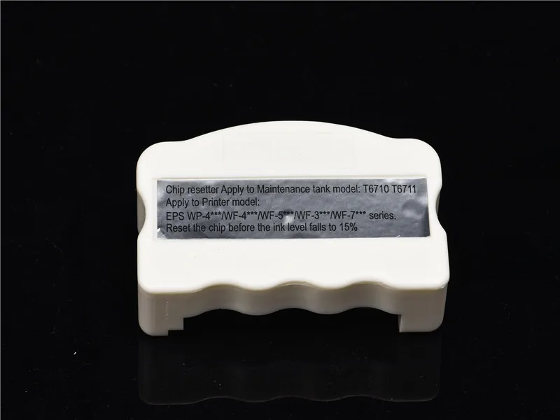 Обломок Resetter T6710 T6711 резервуар для технического обслуживания для Epson WP-4011 4521 WF-3011 3531 7621 3520 4530 4540 4011 4025 4012 4525 4545