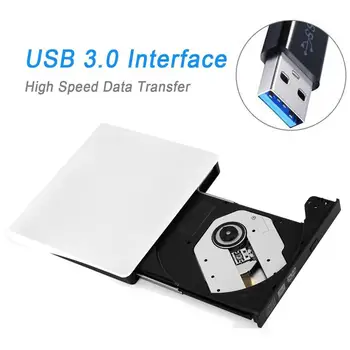 

USB 3.0 Slim External DVD RW CD Writer Drive Reader Player for Laptop Computer
