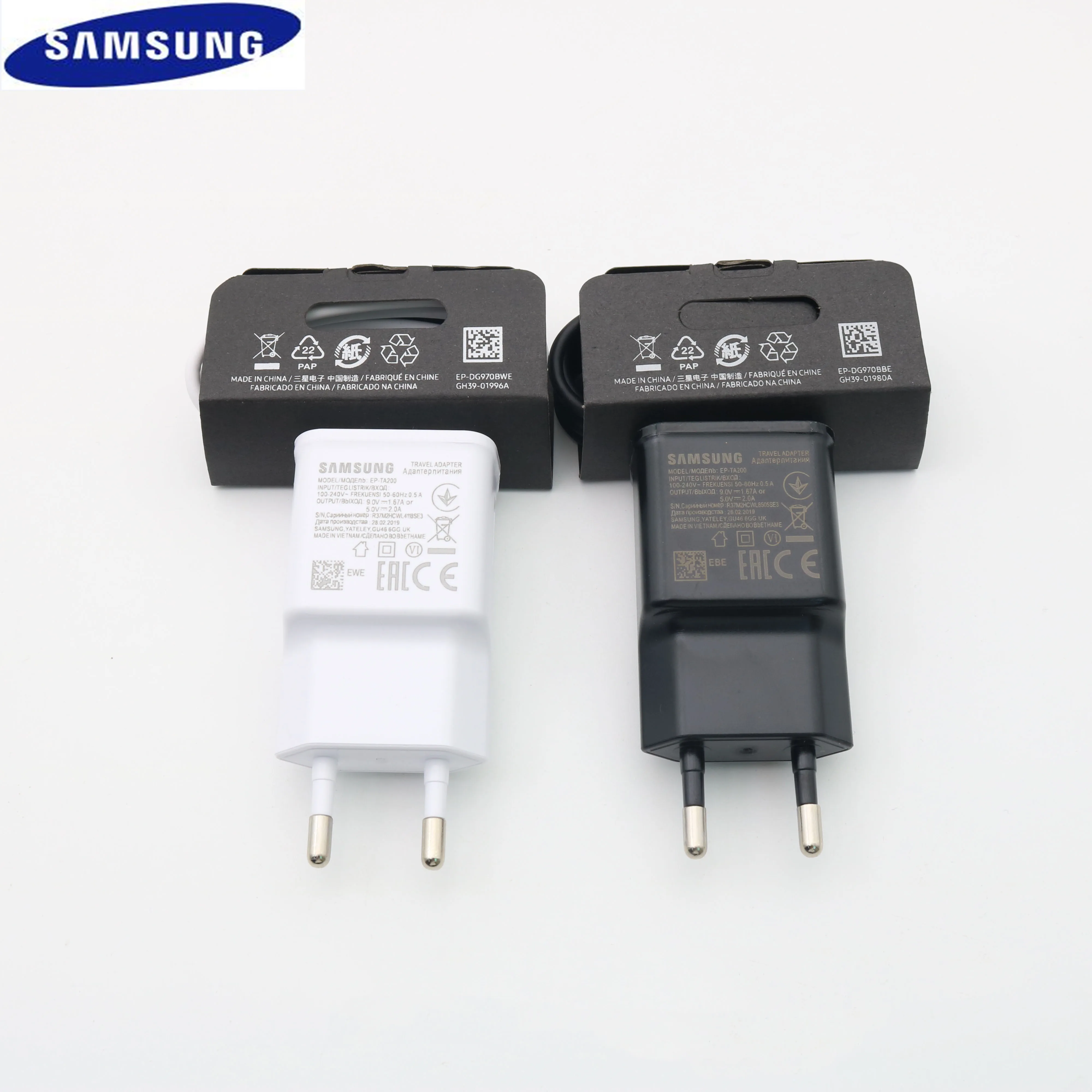 Оригинальное настенное зарядное устройство SAMSUNG для быстрой зарядки телефона