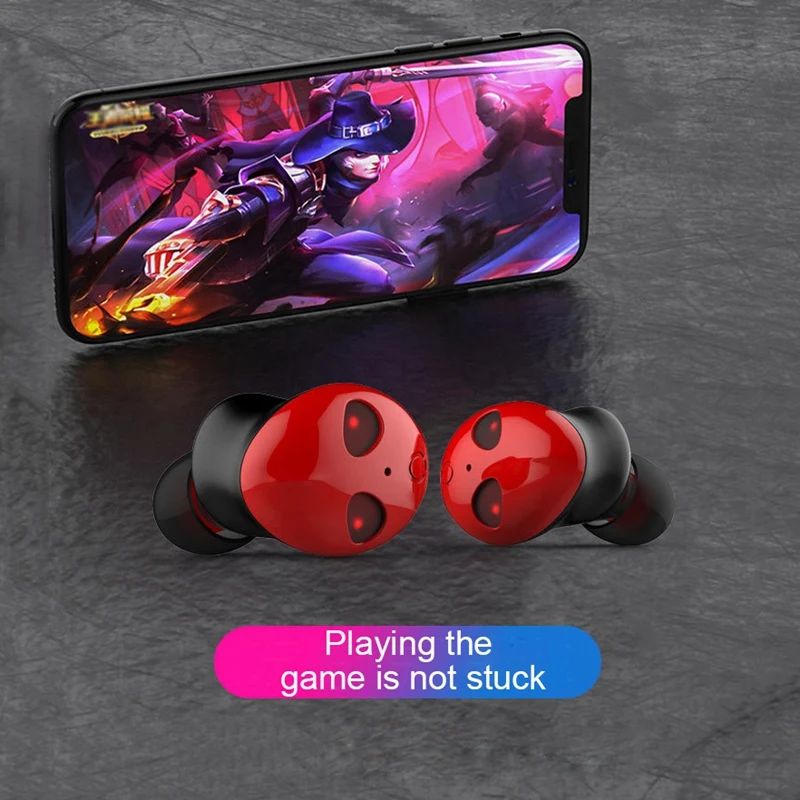 Полностью невидимые Bluetooth наушники 5,0 Tws мини беспроводные наушники стерео глубокий бас гарнитура с зарядным устройством Портативный