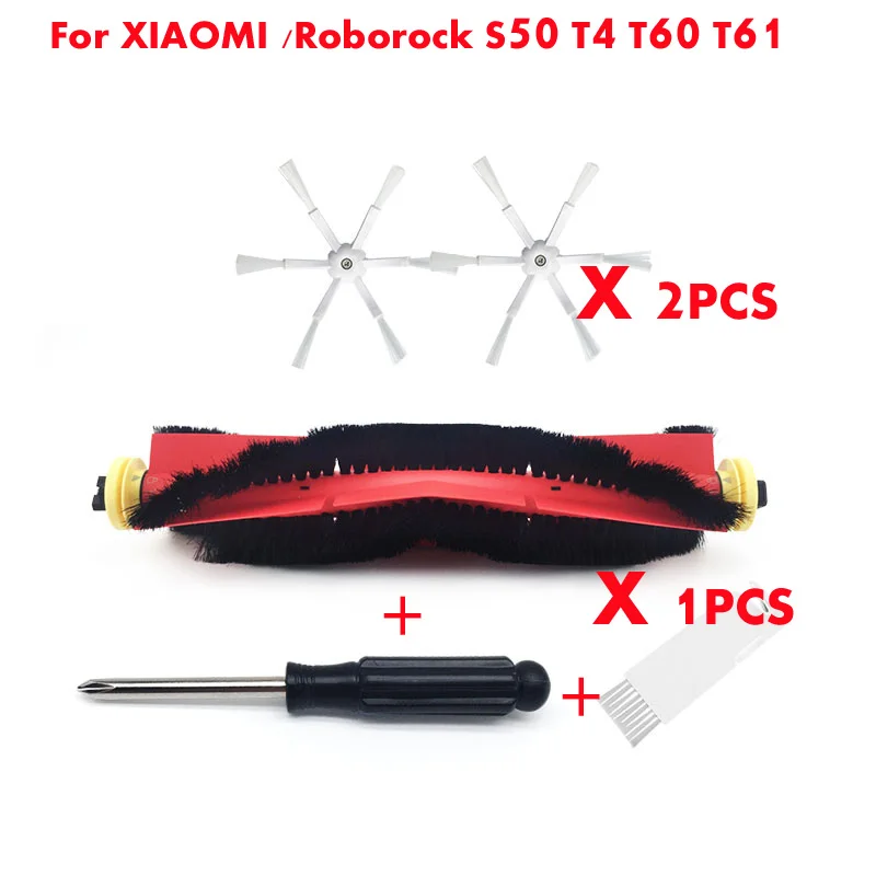 

Robot Vacuum Cleaner Parts Side Brush Main Brush Cleaning Tool for XIAOMI vacuum 2 Mijia/Roborock S55 T4 T60 T61 Accessories