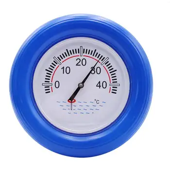 

Large Dial Round Swimming Pool Floating Thermometer With Large Scale Round Water Temperature Measuring Device