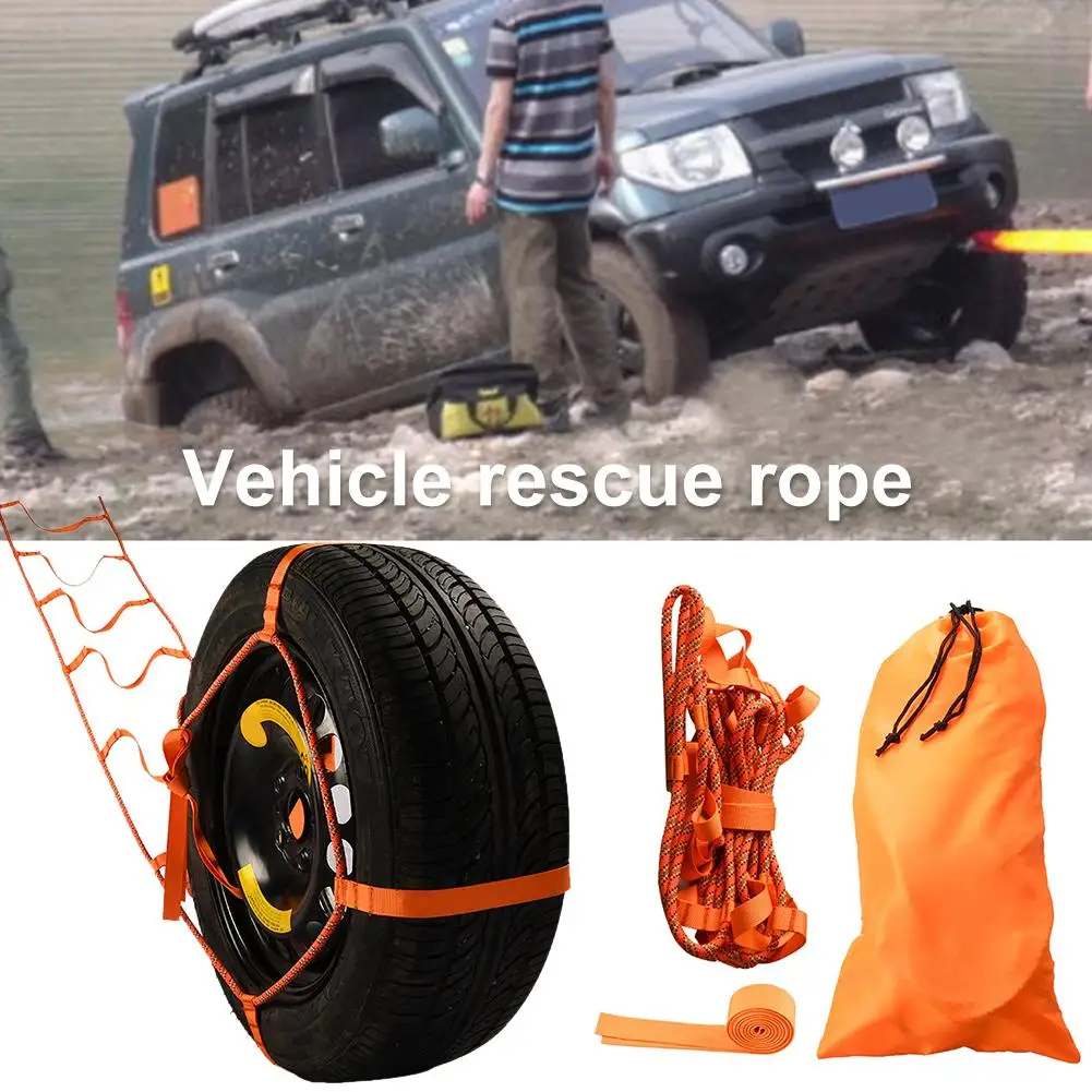 La corde de remorquage robuste Remorque Rope /épaissie et /élargie avec r/éflecteur fluorescent pour voitures de moins de 8 tonnes 3meter