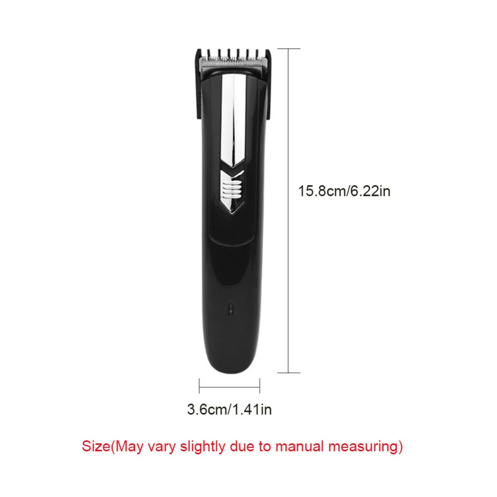 Conjunto de Clipper de Cabelo Ferramenta de Corte de Cabelo Kit com Salão de Beleza Elétrico Recarregável Cabelo Grooming Cabo Pente Ajustável 6 cabo pente ajustável pente ferramenta de corte de cabelo