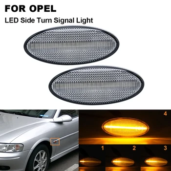 

2PCS Dynamic LED Side Marker Blinker Light Repeater Lamp For Opel Vauxhall Vectra B 1995 1996 1997 1998 1999 2000 2001 2002 2003