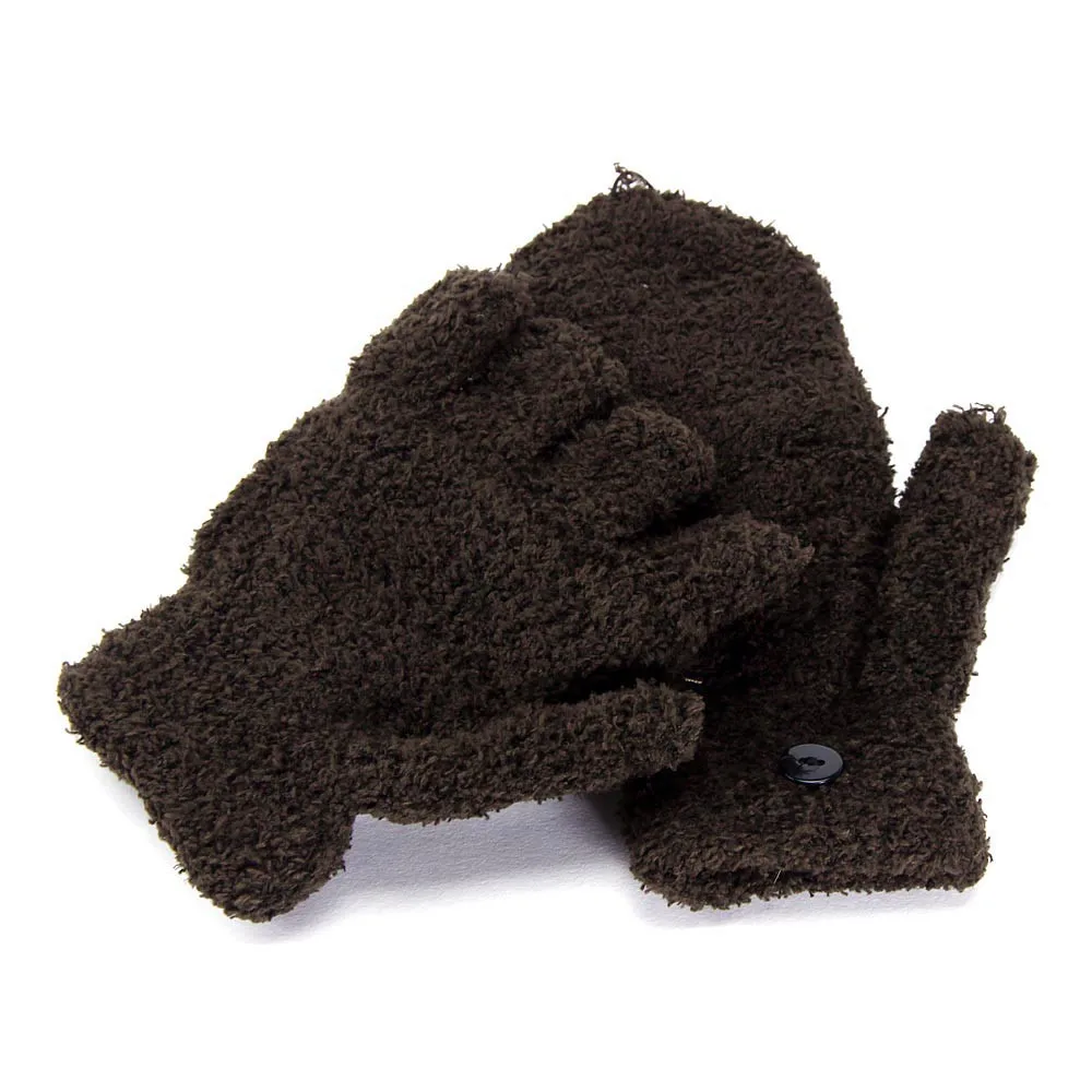 Детские зимние перчатки,, Детские стильные вязаные перчатки для мальчиков и девочек, зимние детские теплые перчатки-Вьетнамки для детей от 3 до 12 лет - Цвет: CO