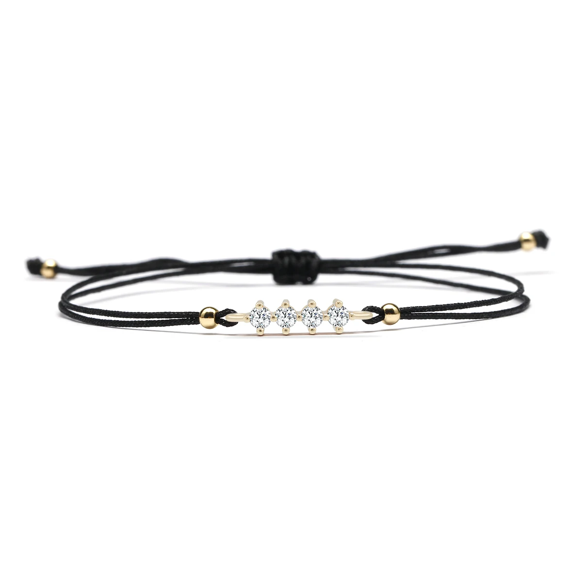 Trendy Weiß CZ Luxus Streifen Charme Armband Zirkonia Einfache Geometrische Geflochtenen Seil Kette Armreif Frauen Schmuck Paar Geschenk – Detail 4
