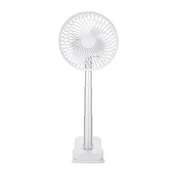 

Summer Timing Clip Desktop Gifts USB Fan Indoor Outdoor Detachable Adjustable Speed Ultra Quiet Stretchable 360 Degrees Rotating