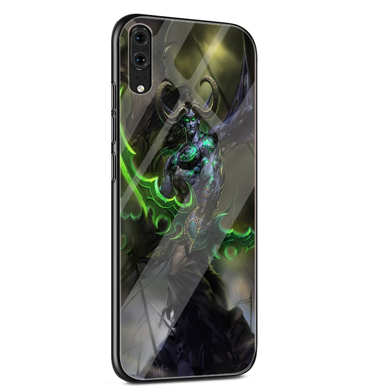 Чехол для телефона из ТПУ стекла для huawei mate Honor 8X9 10 7A 20 P30 P20 P10 Lite Pro P Smart Cover World Of Warcraft