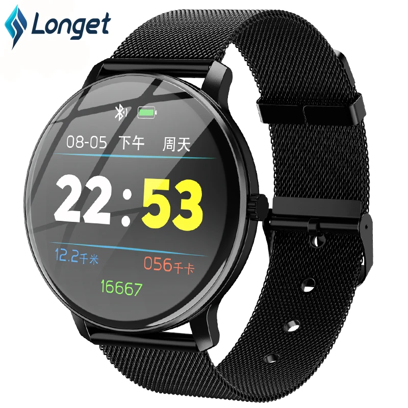 

Longet New Smart Watch R88 Mirror Screen Waterproof Fitness Watch Heart Rate Monitor Men Women Smart Sport Watch for iOS Android