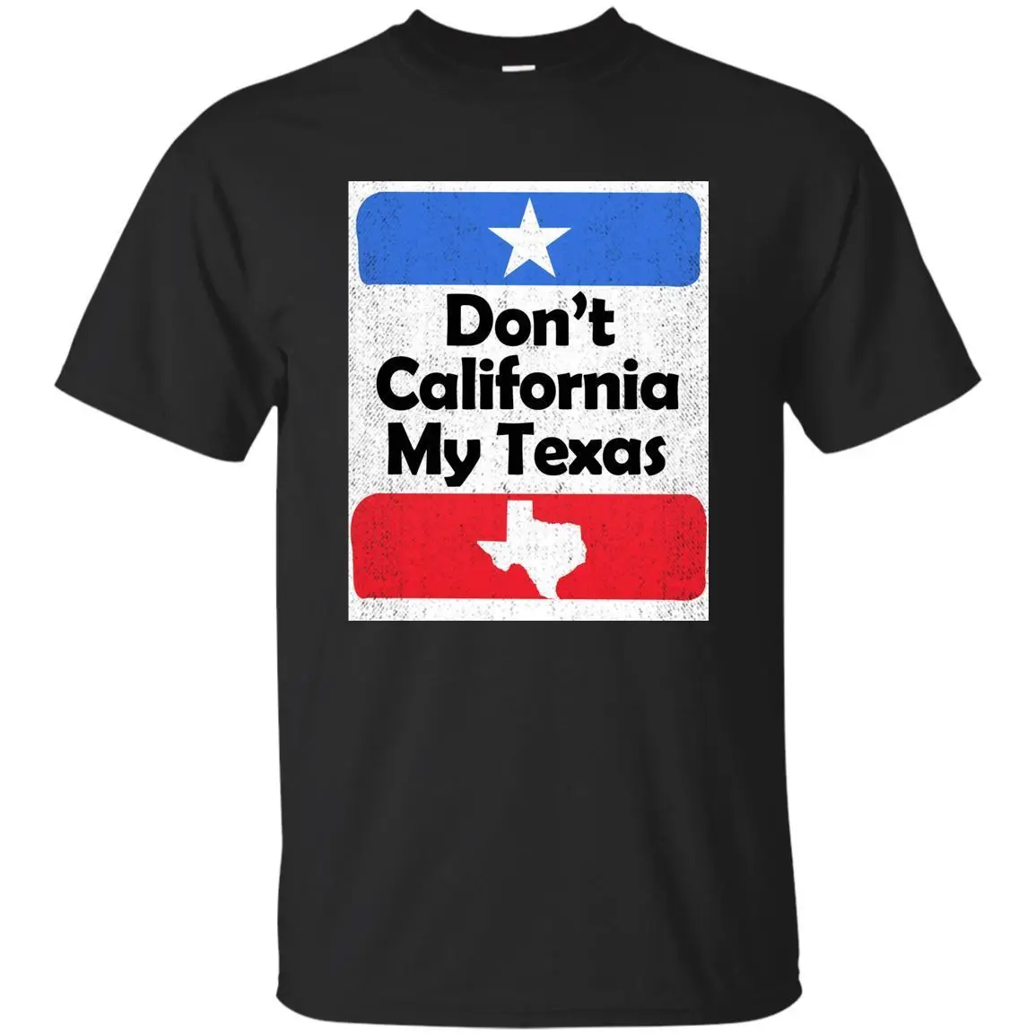 Don't California My Texas забавная Футболка Мужская винтажная рубашка Размер Классная
