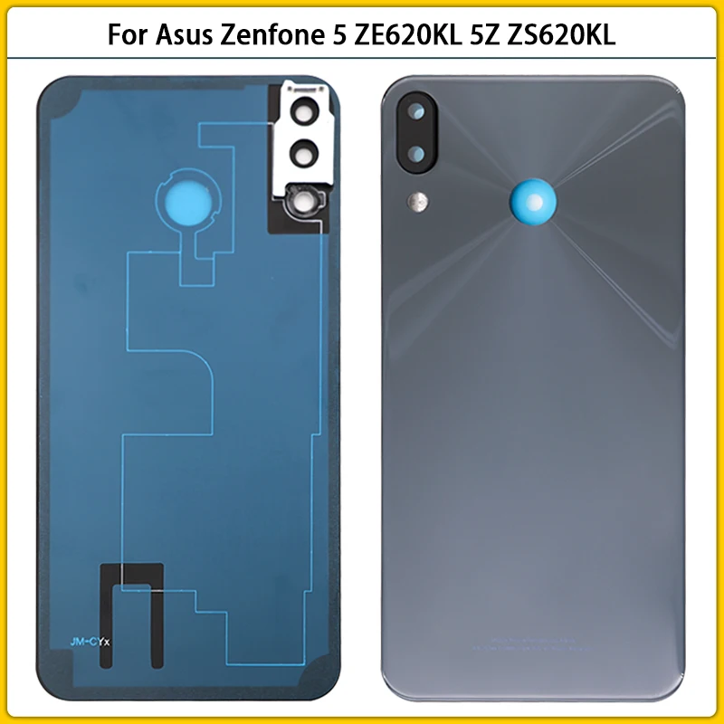 6 2 "для Asus Zenfone 5 2018 ZE620KL 5Z ZS620KL задняя крышка батарейного отсека стеклянная