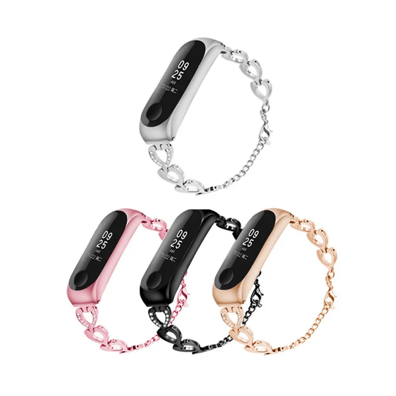 Ремешок в форме сердца для Xiaomi mi 4 браслета mi Band 4 смарт-браслет для mi Band 4 эластичные Наручные Ремни для растяжки mi band 4 браслет