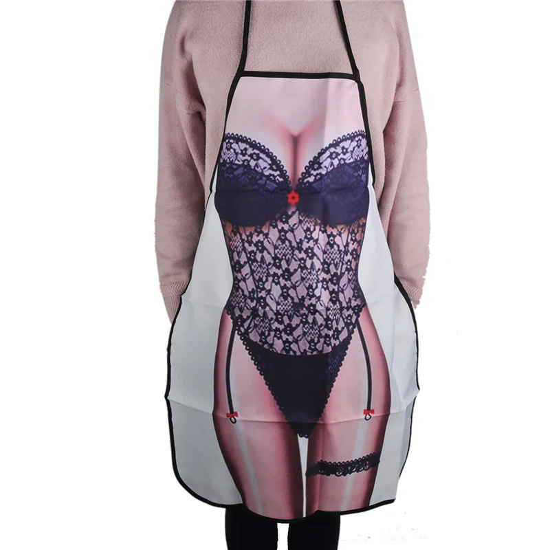 Милый мультяшный водонепроницаемый фартук для кухни мужчин и женщин кухонный