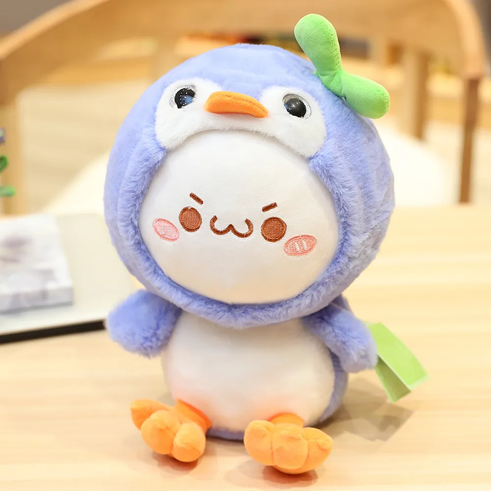 1pc 25/35cm Cute Rabbit Dumpling Toy Cosplay Dinosaur Turn to Husky Kaola Stuffed Plush Doll Birthday Christmas Gifts for Girls