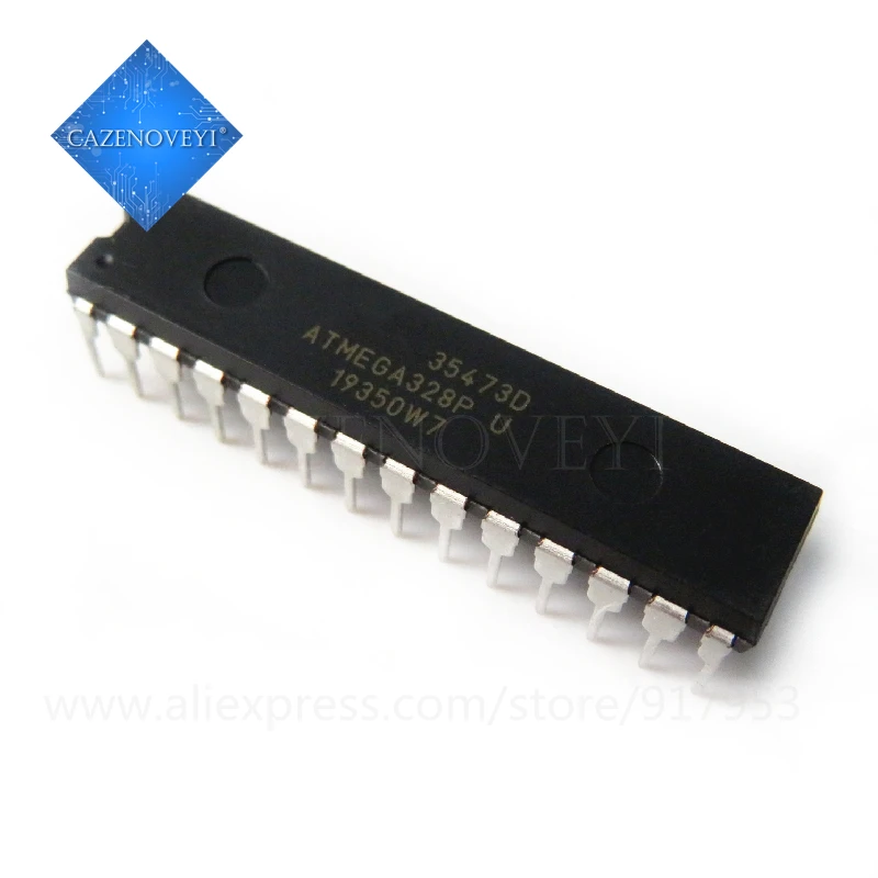 1pcs/lot ATMEGA328P PU U DIP 28 IC In Stock|Интегральные схемы| |