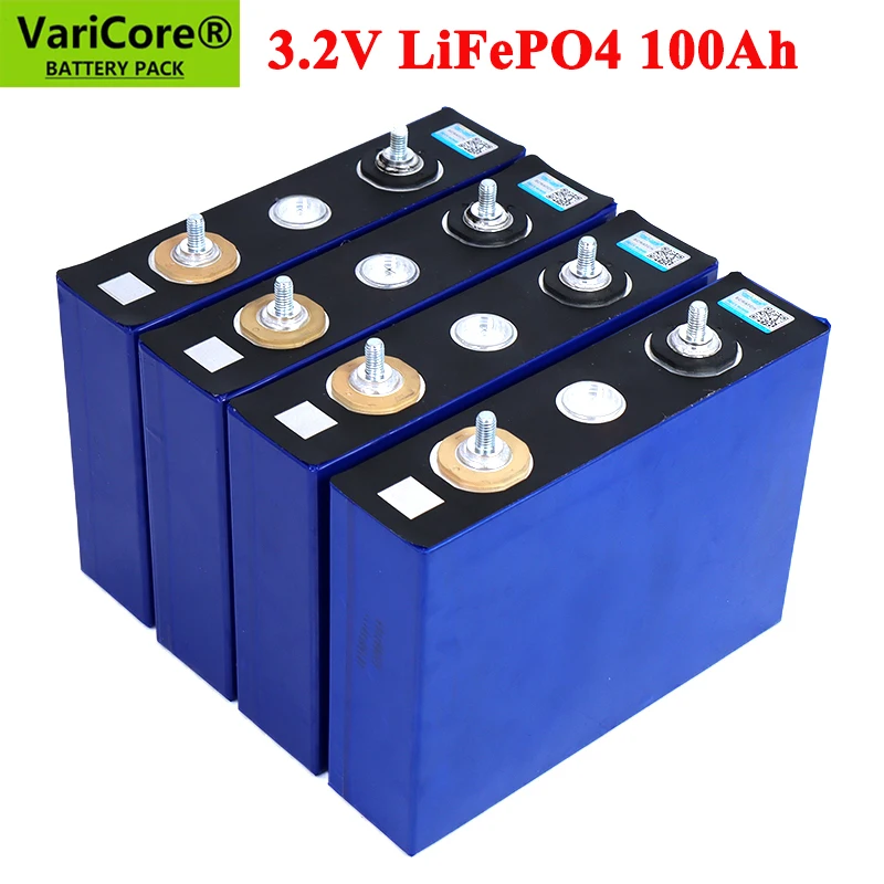 VariCore 3.2V 100Ah Battery LiFePO4 Lithium phospha Large capacity DIY 12V 24V 48V Electric car RV Solar Energy storage system