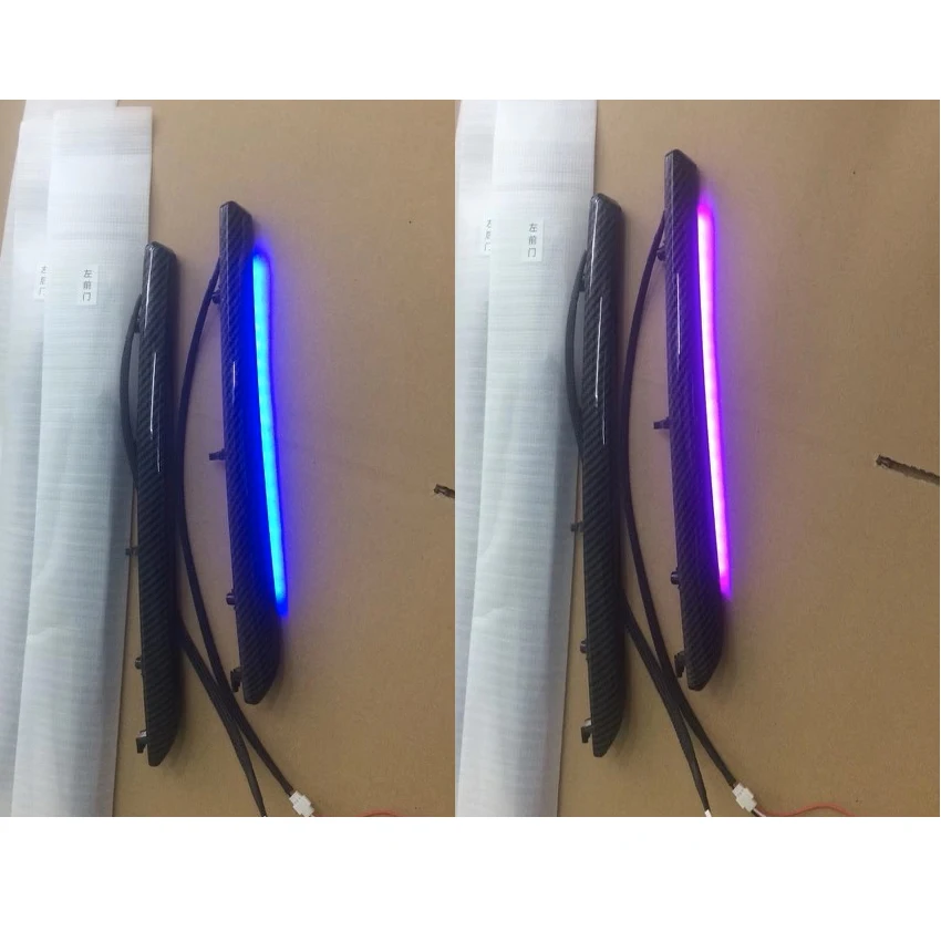 8 Applicable for Audi A3 S3 ambient light special blue and white dual color 11 color LED atmosphere light for car interior decorat