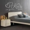 Nuevo diseño citas de amantes pegatina de pared para decoración de dormitorio adhesivos de decoración de habitaciones Sweet Home Girls Mural papel pintado ► Foto 3/6