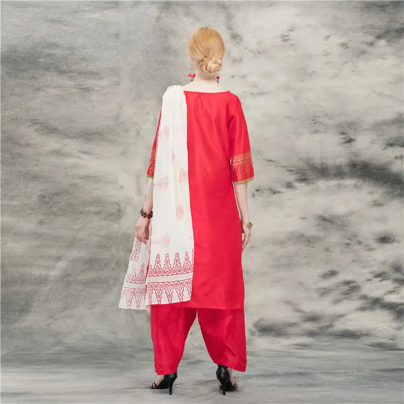 Kurta для женщин длинное платье Kurti традиционное индийское пакистанское панджаби
