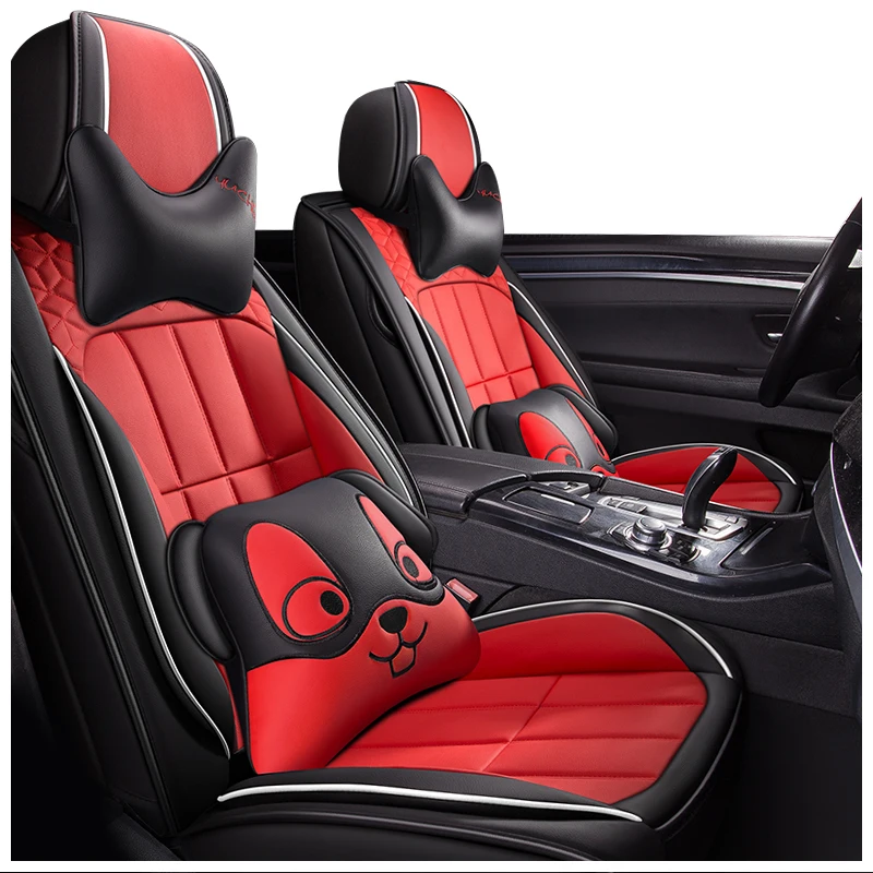 Высококачественные кожаные чехлы для автомобильных сидений honda civic 2006 2011 fit accord 7