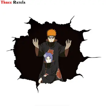 

Three Ratels CHY29 Chikushodo cool Anime cartoon 3D Naruto sticker for car notebook decal