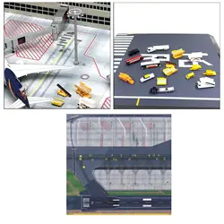 1:500 1:400 Scale Model Airport Apron Layout Passenger Gate Tower Airport Diorama Accessory
