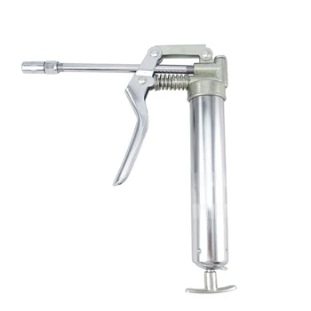 

120CC One Handed With Oil Tip Screw Grease Machine Set Lubrication Tool Professional Metal Steel Mini Auto Use Repair Hose