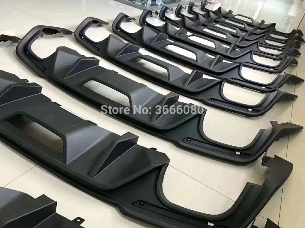 SHCHCG для Ford Mustang купе 2-дверный- ABS гоночный автомобиль задний бампер для губ задний спойлер опорная пластина защитная накладка
