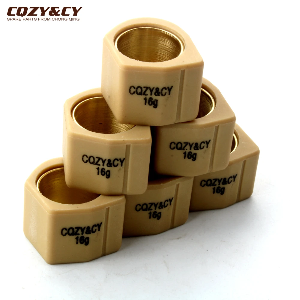 6pc-racing-qualit-t-roller-gewichte-25x20mm-16-gramm-f-r-kymco-x-unter