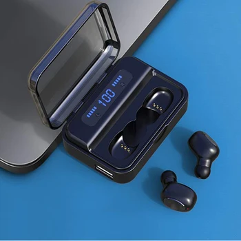 

S590 TWS Earphones Bluetooth 5.0 Earbuds with Digital Display Charging Case